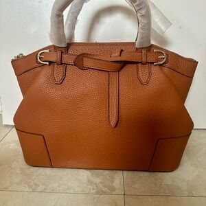 Henri Bendel Brown Leather Satchel